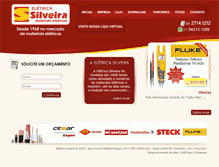 Tablet Screenshot of eletricasilveira.com.br